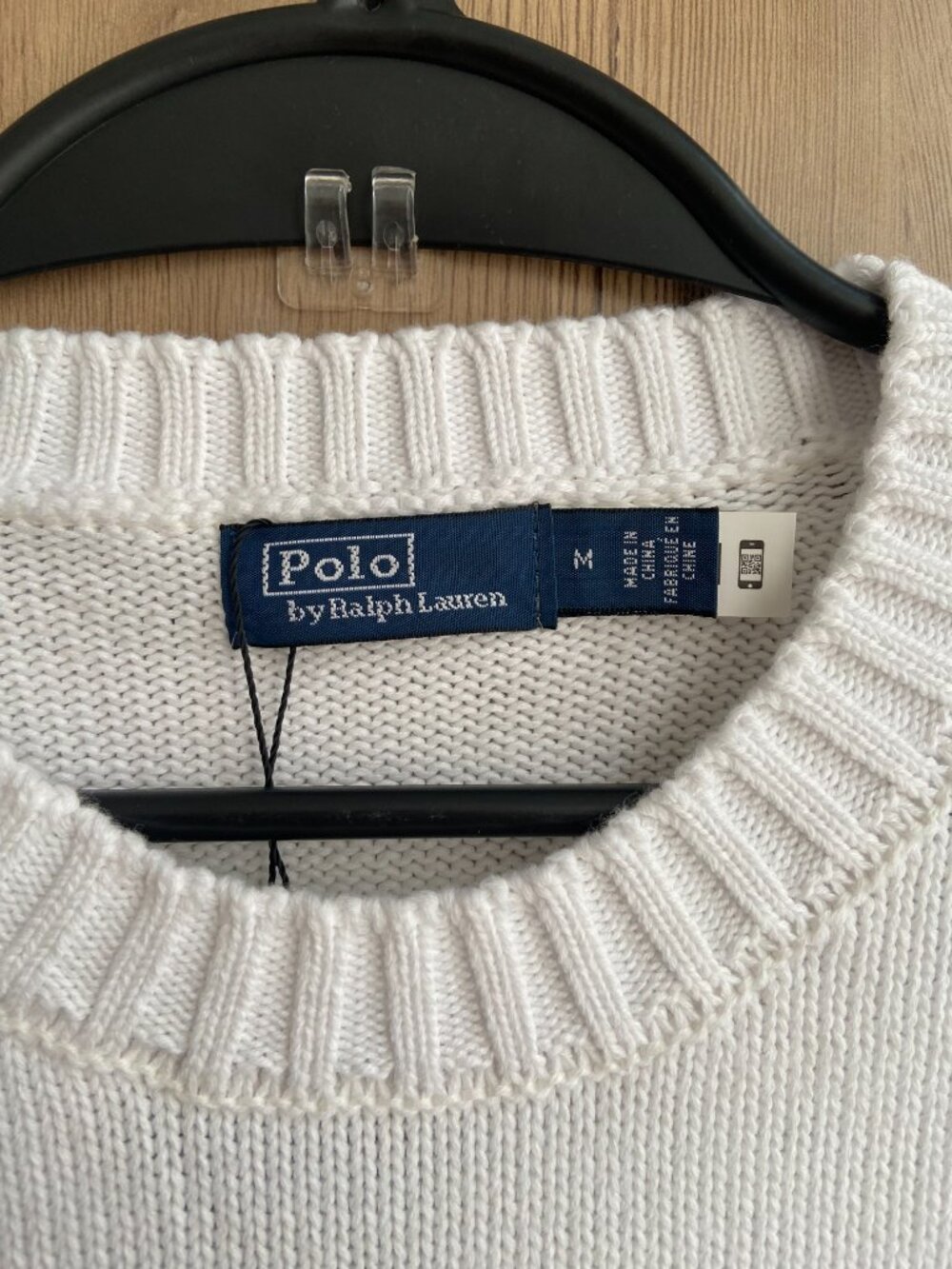 Polo Ralph Lauren White Beach Bear Crewneck Sweater - Picture 2 of 6